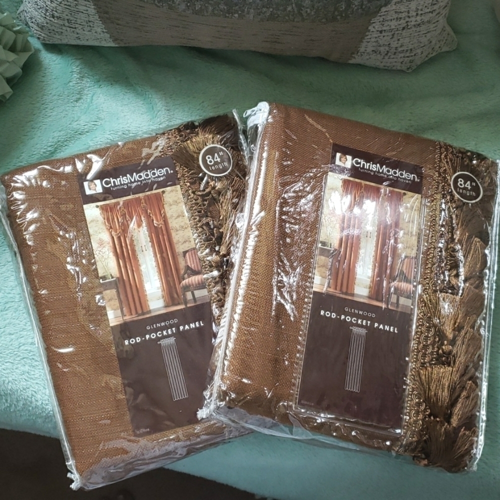 Chris Madden Glenwood curtain panels.